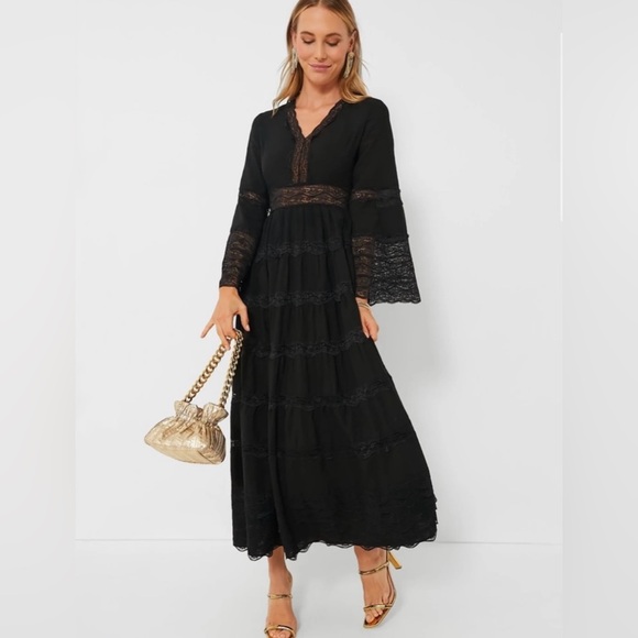 Tuckernuck Hyacinth House Lace Lydia Maxi Dress - Picture 1 of 10
